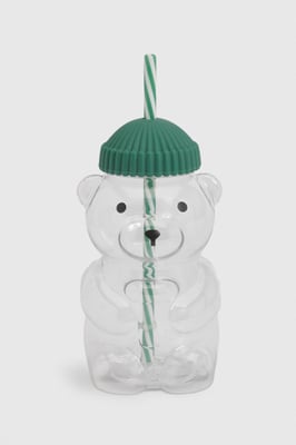 Plastic Bear Straw Cup