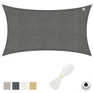 4gardenz Schaduwdoek waterdoorlatend rechthoek 2,5x3 mtr -