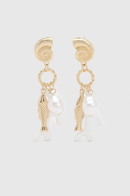 Ocean Charm Earrings