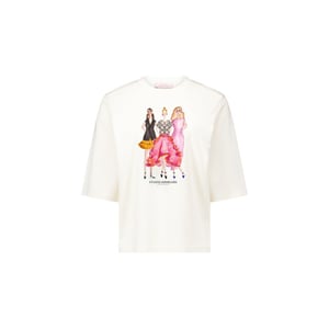 Studio Anneloes Fiore anniversary round neck t-shirt off-white