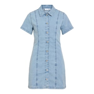 Vila Vinisa ss denim dresstes blue denim