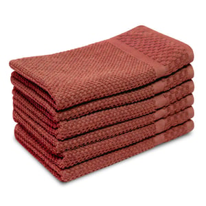 Phlox Soft popcorn gastendoekjes 30x50 cm set van 6 100% katoen 500 g/m2 -