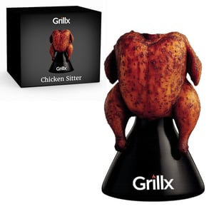 GrillX Beer can chicken sitter bbq en oven bierkip kamado barbecue