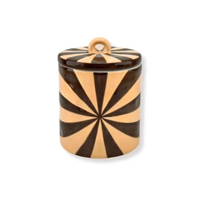 House Vitamin Storage jar swirl brown/caramel 11x11x14,,5cm