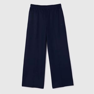 Women's Lacoste Interlock Joggers Tracksuit Bottoms in Blue
