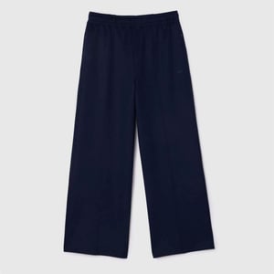 Women's Lacoste Interlock Joggers Tracksuit Bottoms in Blue