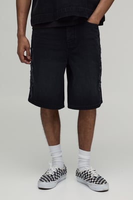 Parachute Applique Denim Jorts