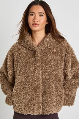 Hooded Teddy Jacket