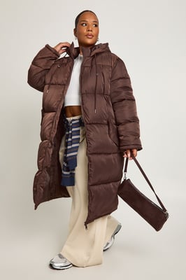 Plus Longline Puffer Jacket