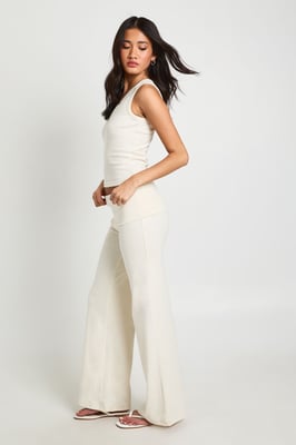Fold Over Waistband Yoga Pant