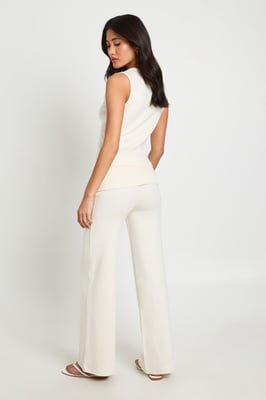 Fold Over Waistband Yoga Pant