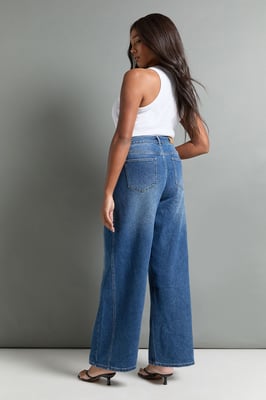 The Plus High Waist Barrel Jean