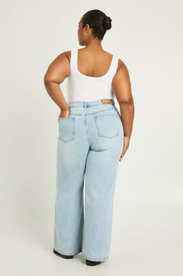 The Plus High Waist Straight Leg Jean