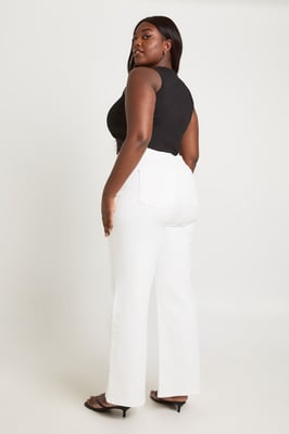 The Plus High Waist Straight Leg Jean