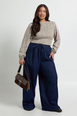 Plus Elasticated Waist Jean