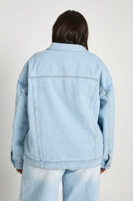 Plus Oversized Denim Jacket