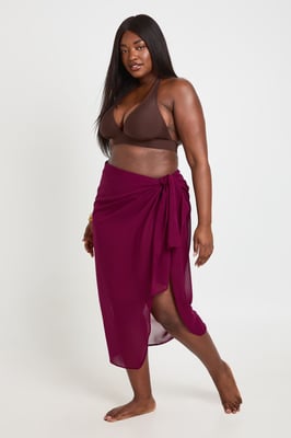 Plus Chiffon Maxi Sarong