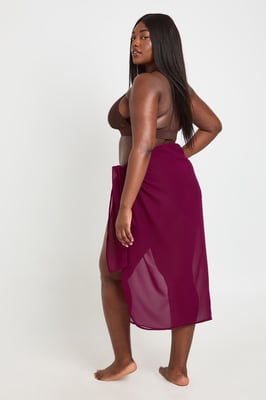Plus Chiffon Maxi Sarong