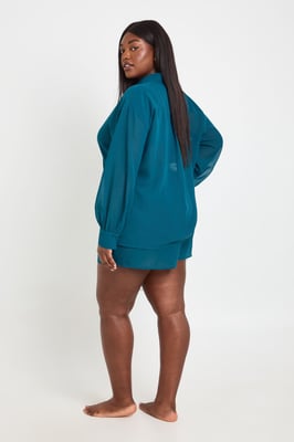 Plus Chiffon  Beach Shirt