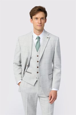 Single Breasted Two Button Tailored Suit Jacket