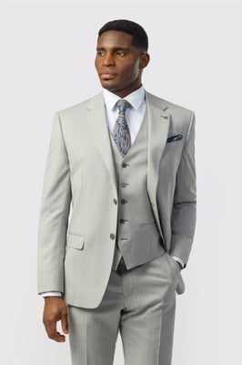 Single Breasted Two Button Tailored Suit Jacket