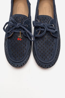 Stevo Leren Veterschoenen Loafer