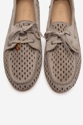 Stevo Leren Veterschoenen Loafer