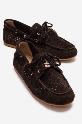 Stevo Leren Veterschoenen Loafer