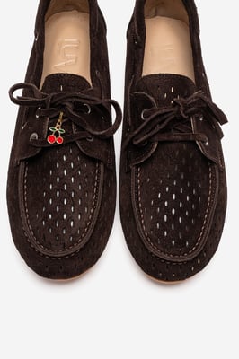 Stevo Leren Veterschoenen Loafer