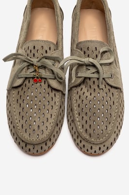 Stevo Leren Veterschoenen Loafer