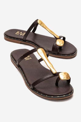 Tessa Leren Teenslippers