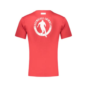Bikkembergs Rosso Katoenen Heren T-shirt