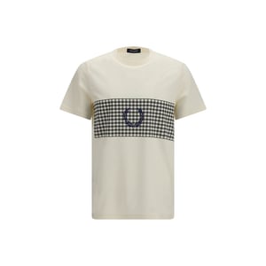 Fred Perry Beige T-shirt i Bomull