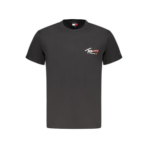 Tommy Hilfiger Zwarte Katoenen heren T-shirt
