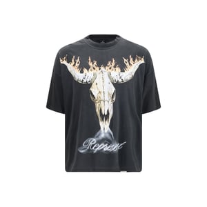 Represent Zwarte Katoenen T-shirt