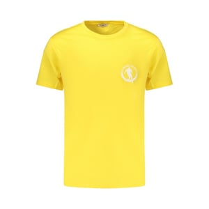 Bikkembergs Gele Katoenen Heren T-shirt