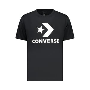 Converse Zwart Katoenen T-Shirt voor Mannen