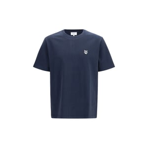 Maison Kitsuné Blå Bomull T-Shirt