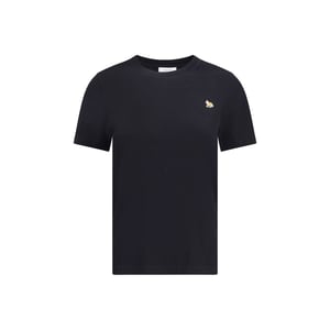 Maison Kitsuné Svart Bomulls T-shirt