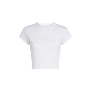 Calvin Klein Jeans Witte Katoenen T-Shirt