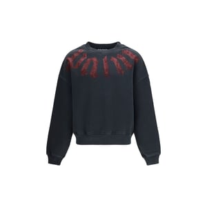 Palm Angels Zwart Katoenen Sweatshirt