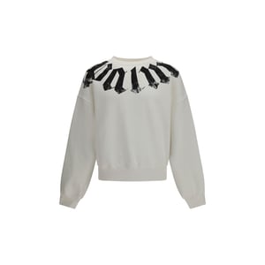 Palm Angels Witte Katoenen Sweatshirt