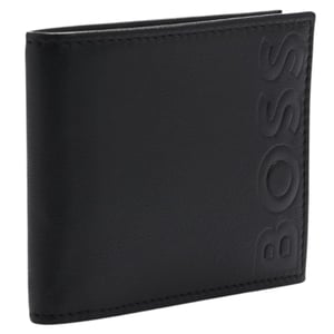 Hugo Boss Mens Leather Wallet Big BB_8cc Bifold Credit Card Holder