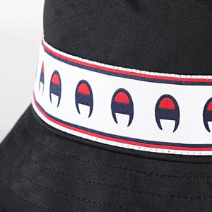 Champion Zwarte Katoenen Bucket Hat