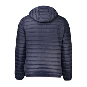Cavalli Class Blauwe Polyamide Shell Jas