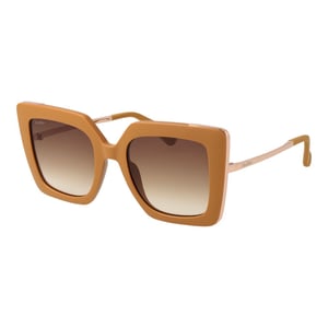 Max Mara Bruine Plastic Zonnebril