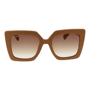 Max Mara Bruine Plastic Zonnebril