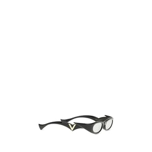 Valentino Garavani Zwarte Acetaten Zonnebril
