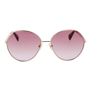Max Mara Rose Gold Metal Sunglasses