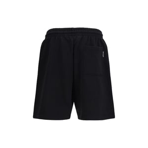 Palm Angels Zwarte Katoenen Bermuda Shorts